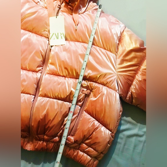 Zara Hooded Puffer Jacket NWT - Picture 13 of 14